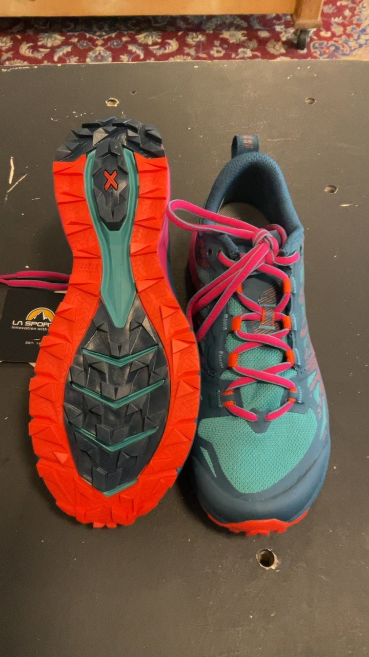 La Sportiva Shoes (Running) 6 Blue/Pink/Orange