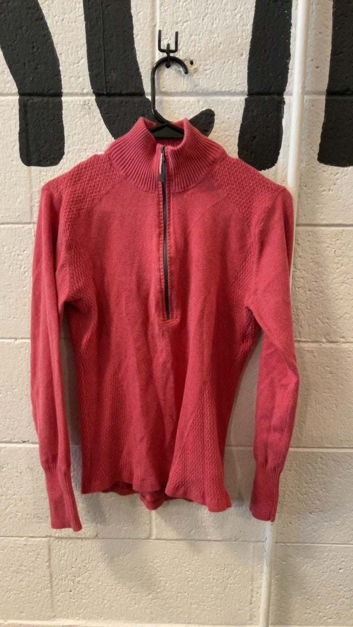 Eddie Bauer Jacket (Quarter-Zip) (No Hood) M Pink