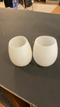 Unknown 2 Cups (Wine Glasses) White