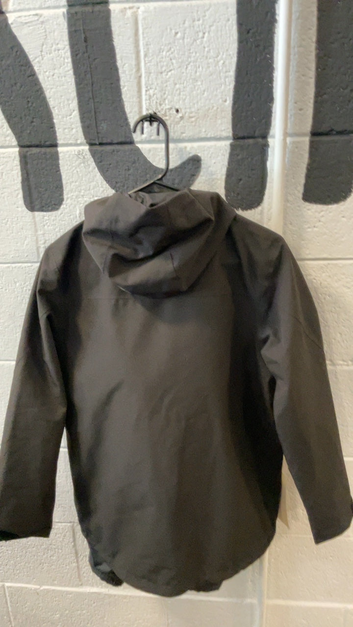 Patagonia Fleece lined Rain Jacket L Black
