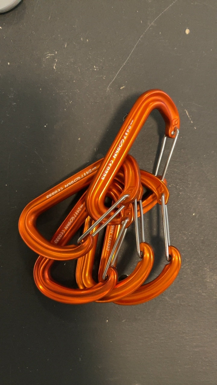 Black Diamond Climbing Hardware (Carabiner) Orange