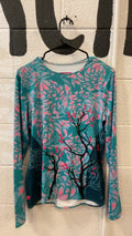 Terry Soleil Bike Jersey L Blue/Pink/Green