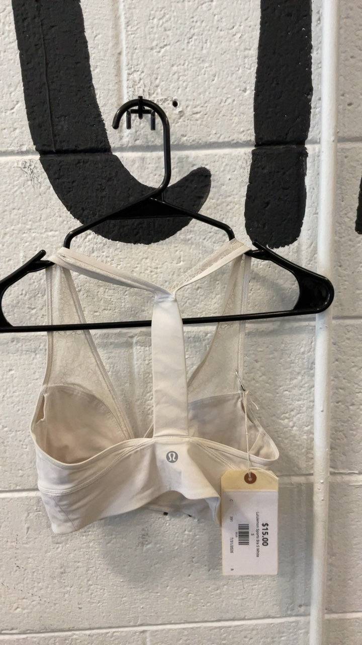Lululemon Sports Bra S White