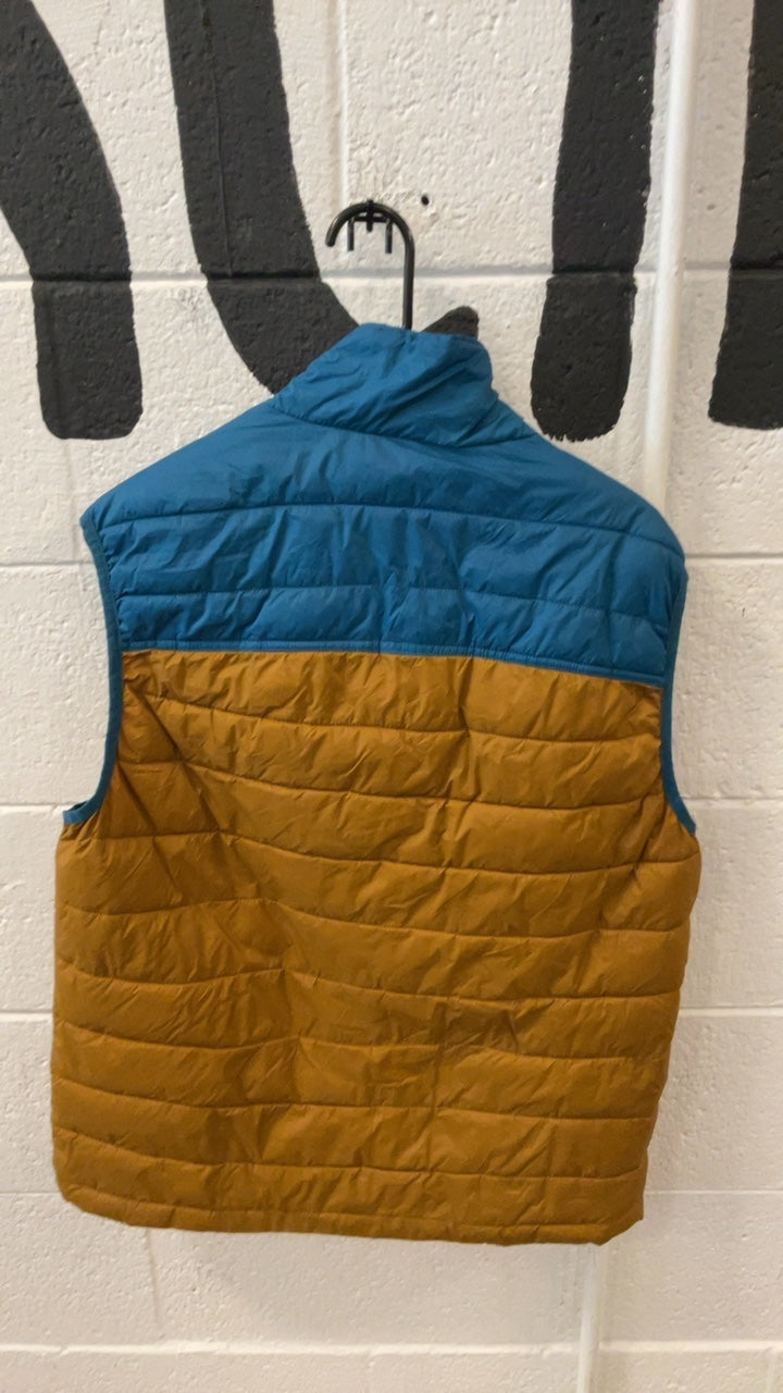 Arizona Jean Co. Down Vest M Brown/Blue/Orange