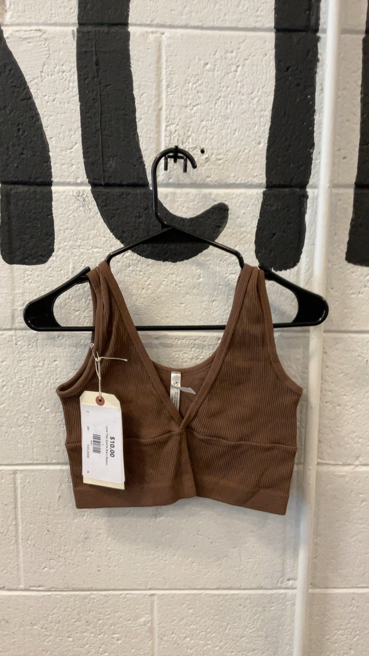 Love Tree Sports Bra L Brown