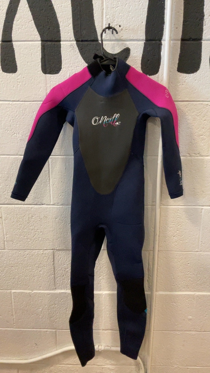 O'Neill Epic 4/3mm Wetsuit 12 Blue/Pink