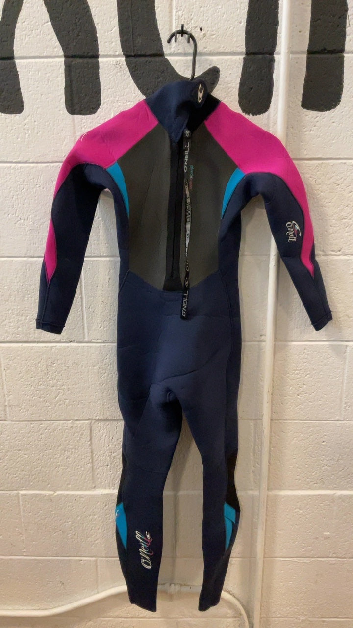 O'Neill Epic 4/3mm Wetsuit 12 Blue/Pink