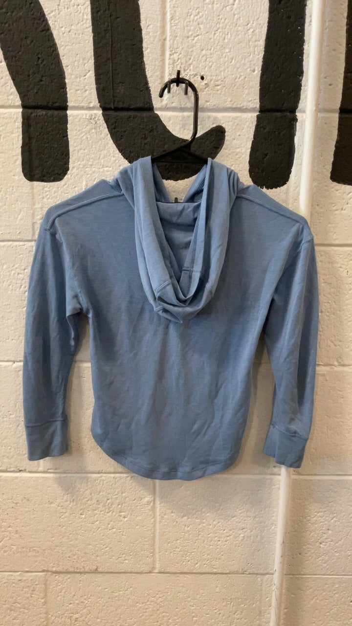 Patagonia Doe Mesa Sun Hoodie Youth 5-6 Blue