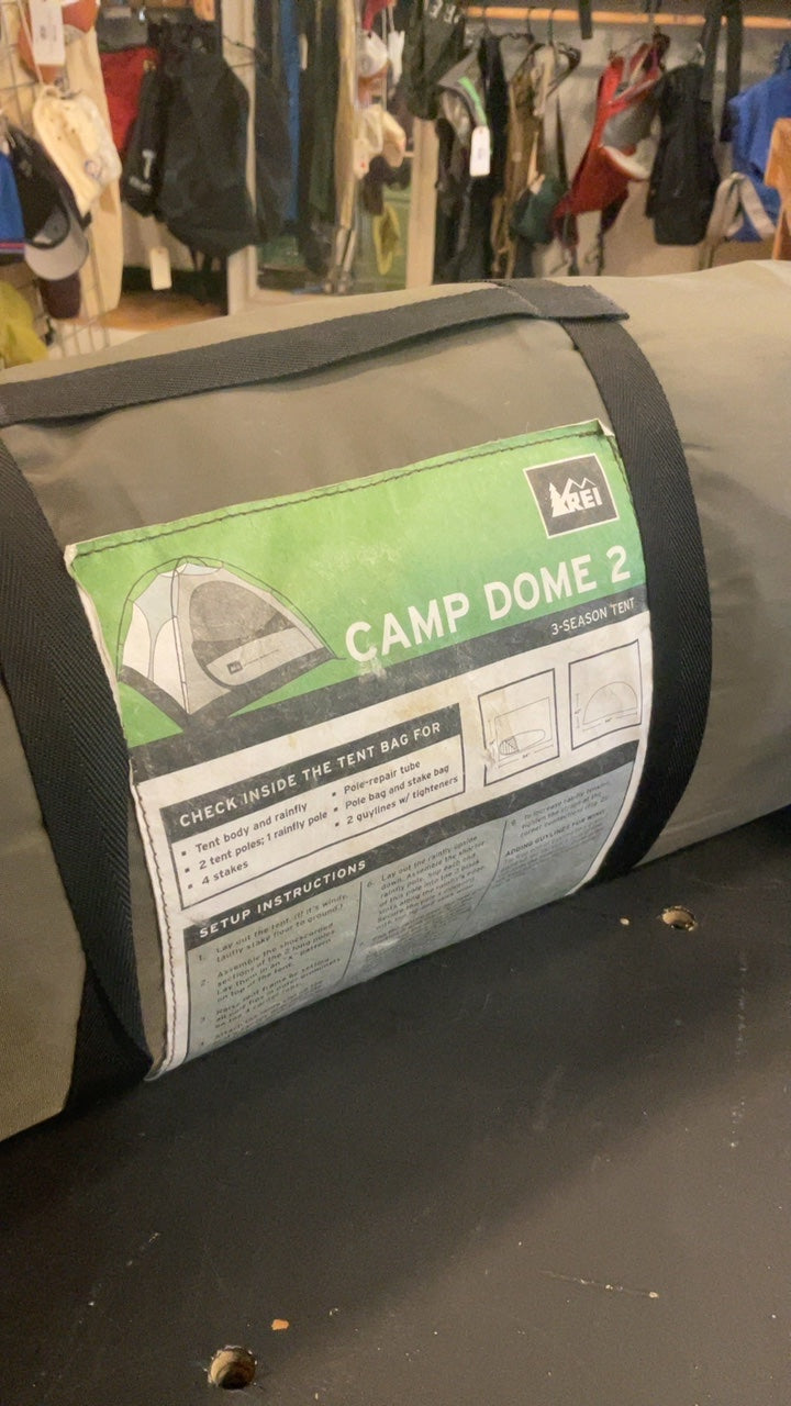 REI Camping (Tent) 2-Person Orange Half Dome 2