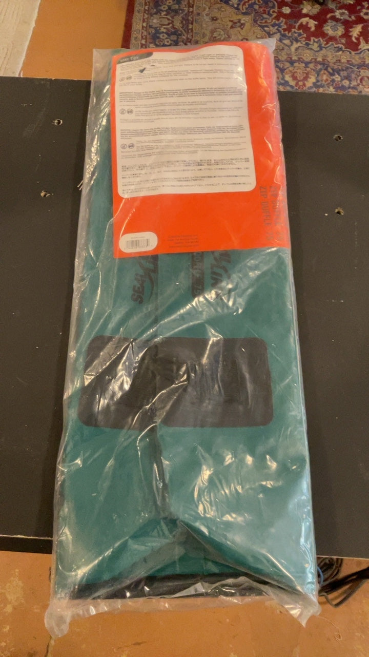 Seal Line Dry Bag Zip Duffle 75L Green