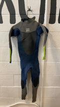 Billabong Wetsuit Youth 10 Blue/Green/Grey Absolute Comp 4/3