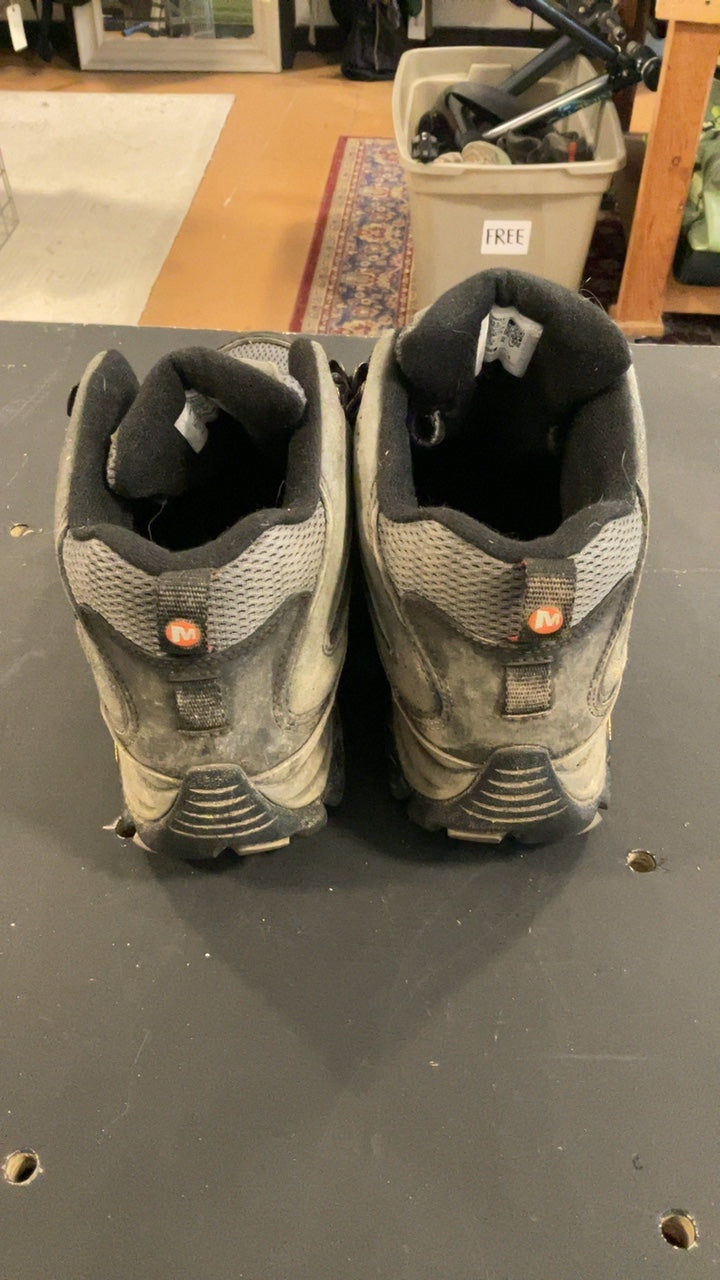 Merrell Shoes (Hiking Boots) 11 Grey Moab