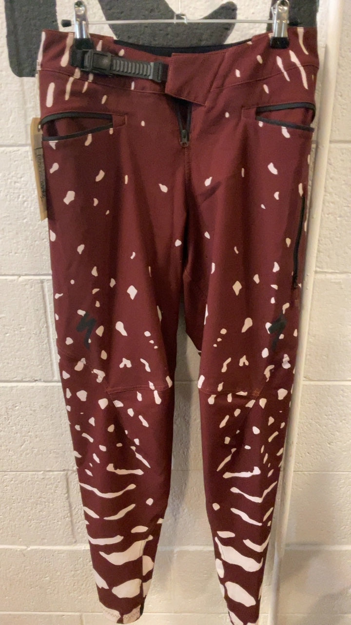 Specialized Pants 28 Red/ Pink Splotches Prey Trail