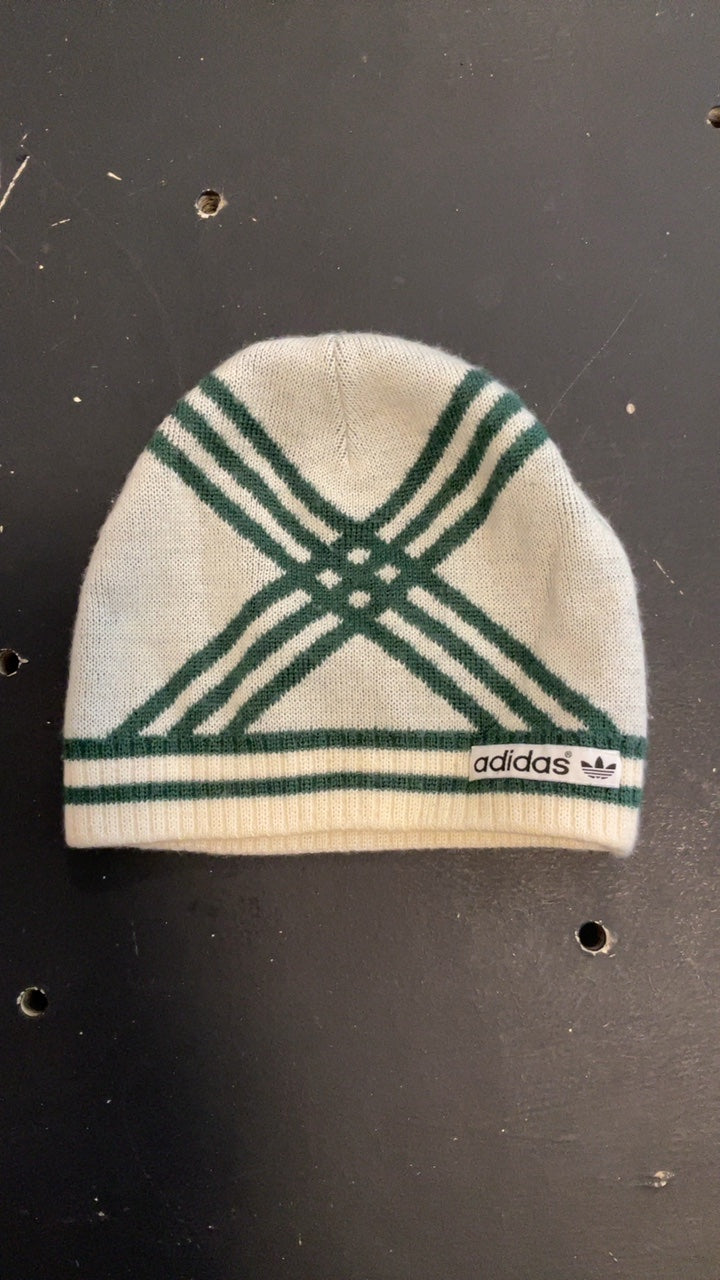 Adidas Hat (Beanie) White/Green