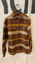 Alaskan Hard Gear Longsleeve (Button-Up) M Brown Flannel