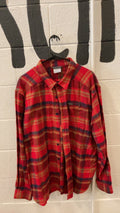 Columbia Flannel XL Red