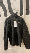 The North Face Puffy Jacket (Full Zip/ Hood) M Black Thermoball