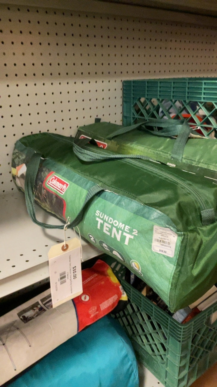 Coleman Tent 2 Person Orange/Grey Sundome