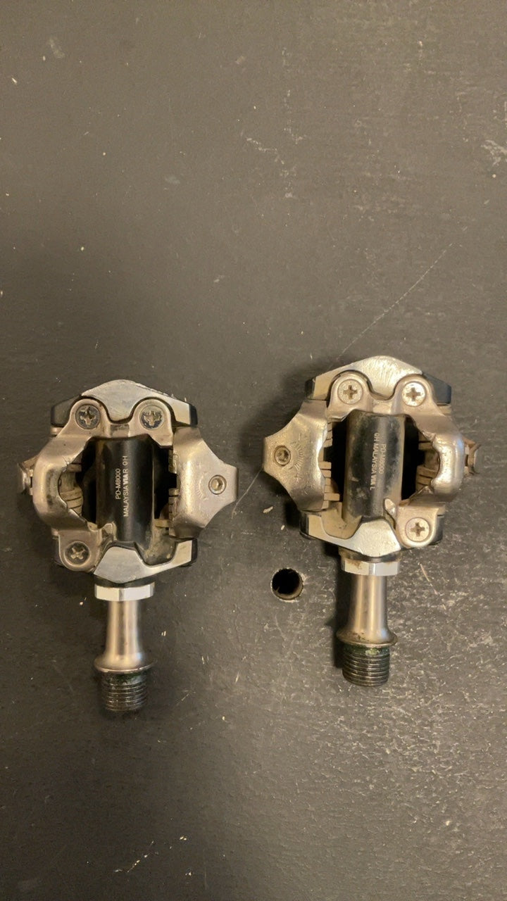 Shimano Bike Parts (Pedals) Silver/Black Deore XT SPD Clipless