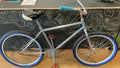 Uknown Bike Silver/Grey Cruiser Blue Sidewalls