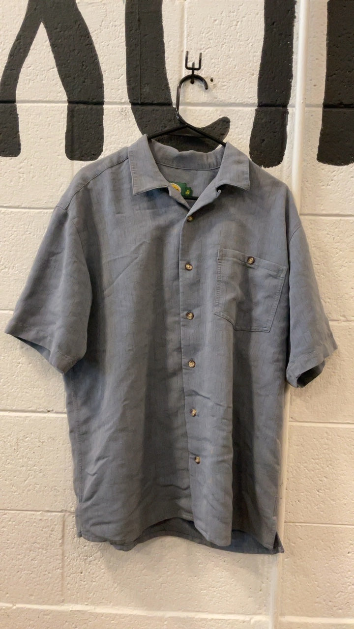 Cabelas Short Sleeve (Button Up) M Blue