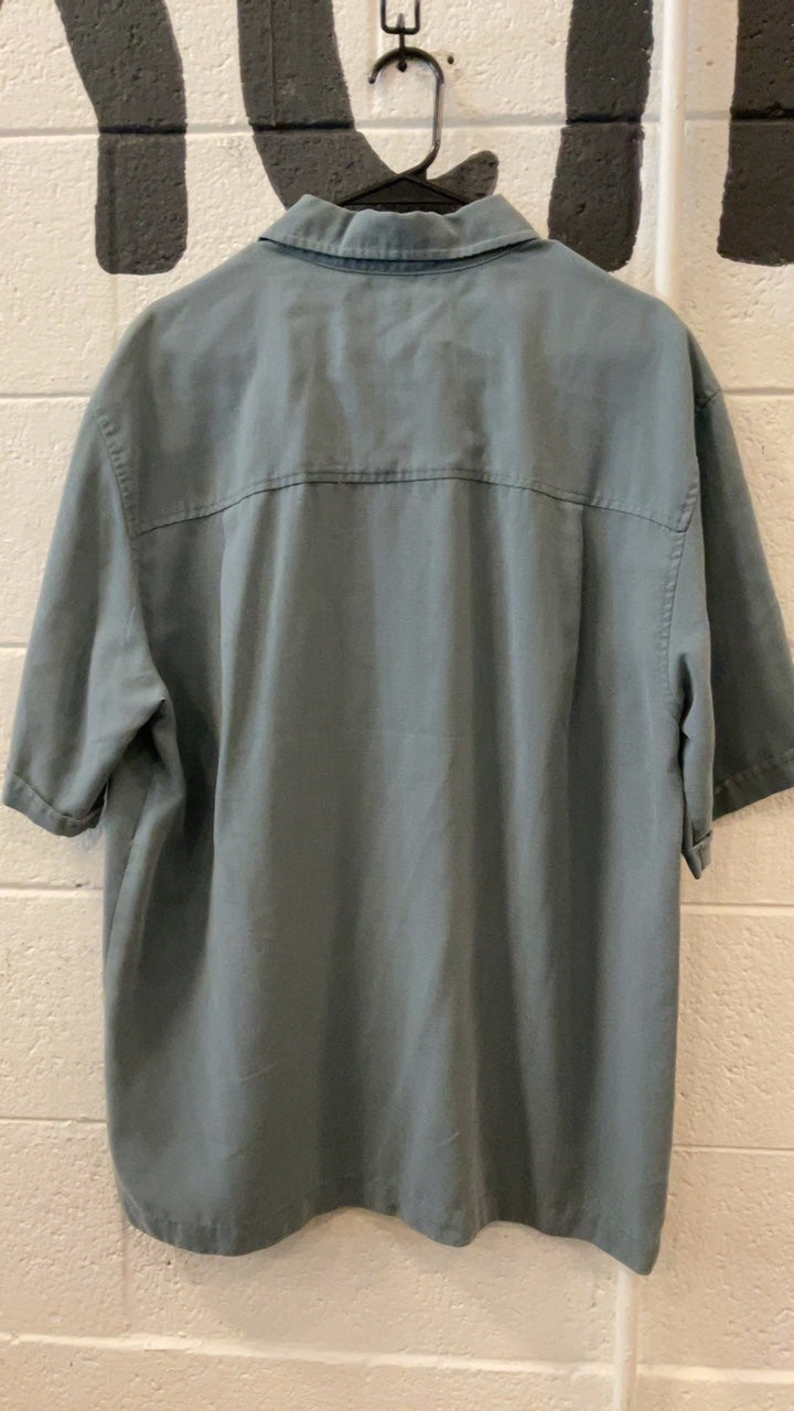 REI Short Sleeve (Button Up) M Blue
