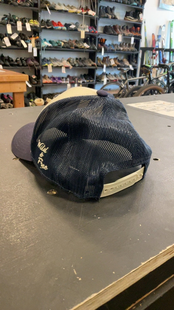 Zion National Park Hat White/Blue