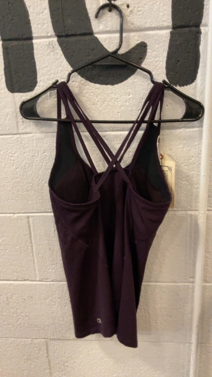 Gap Fit Athletic Tank Top M Maroon