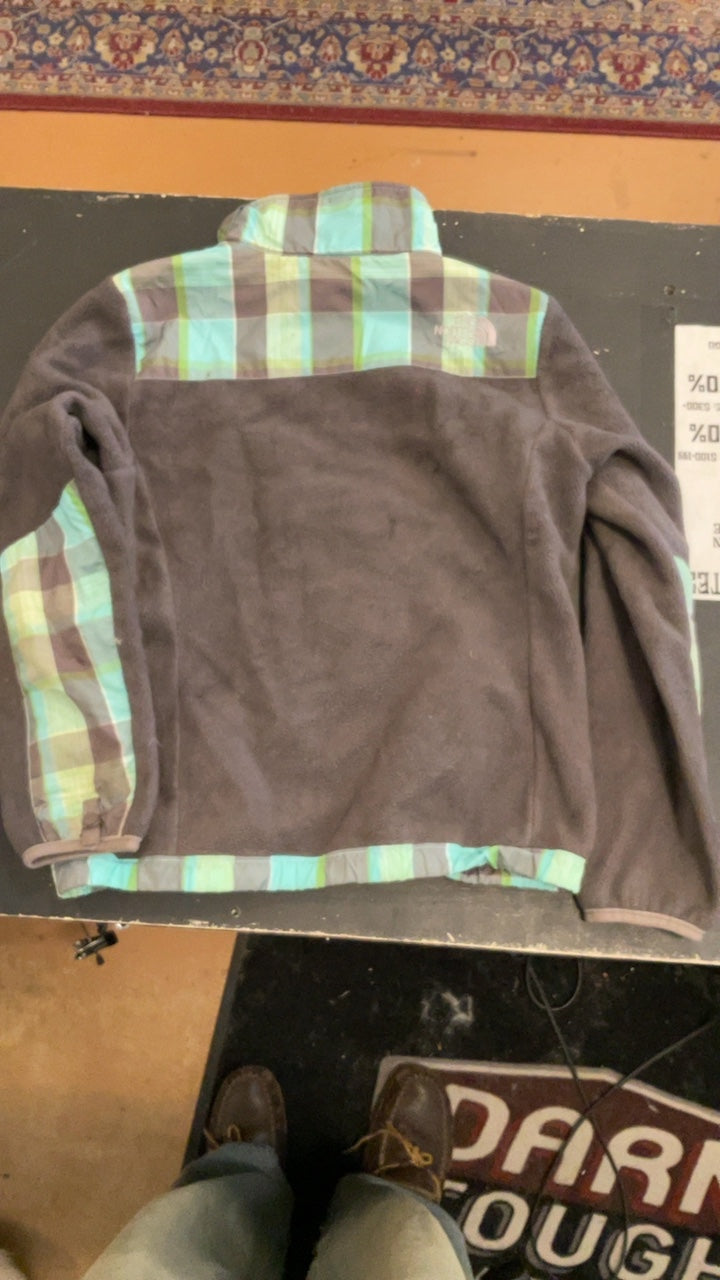 The North Face Jacket Youth M Grey/Checkered