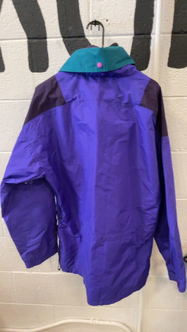 Columbia Jacket L Purple/ Green Shell