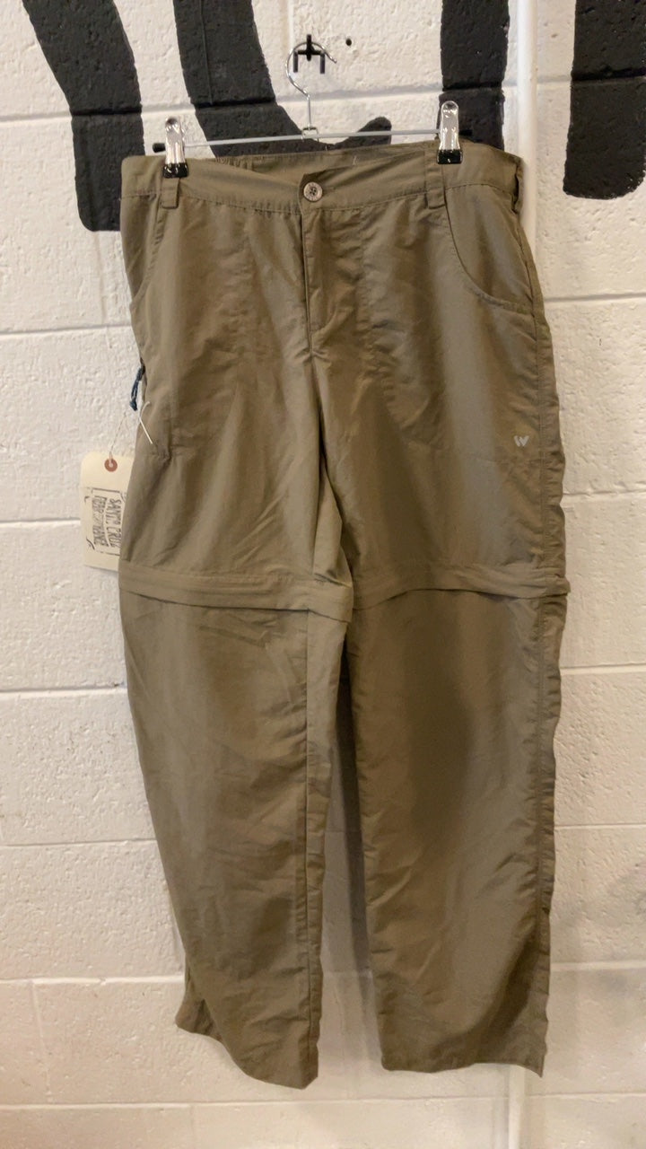 White Sierra Pants (Hiking)(Zip-Off) 31 Brown