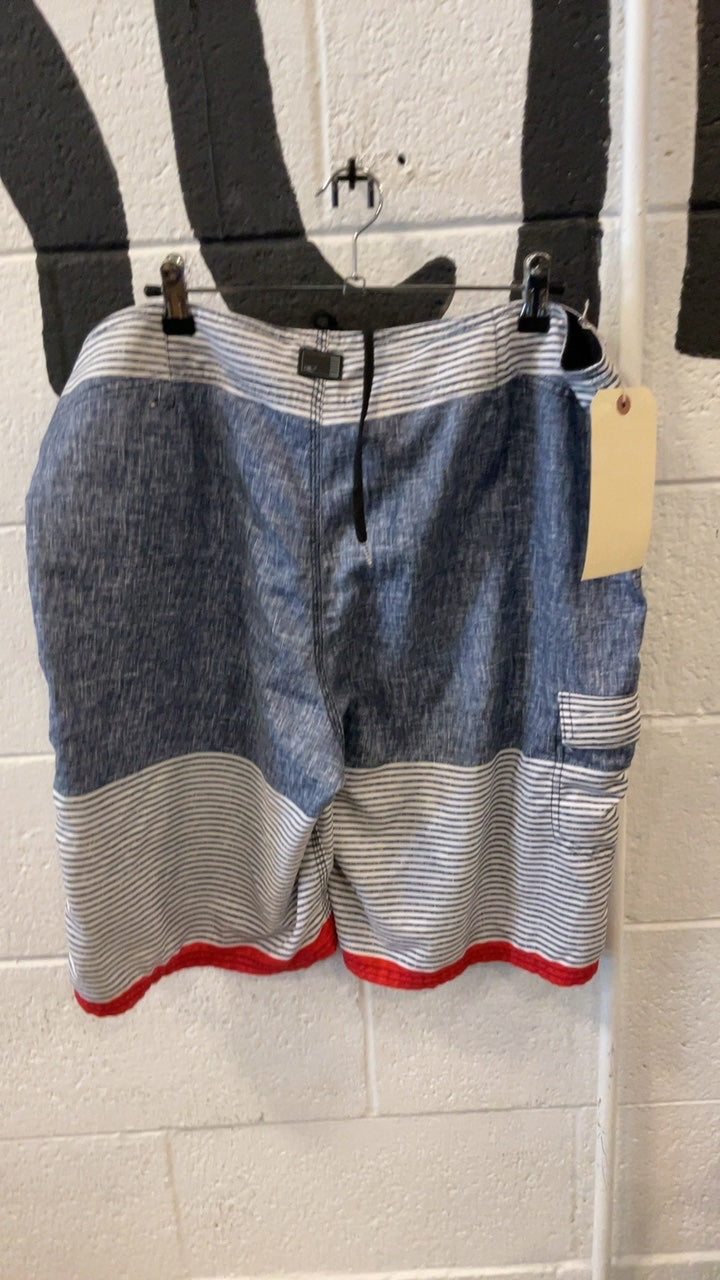 O'Neill Shorts (Board) 36 Blue White Striped