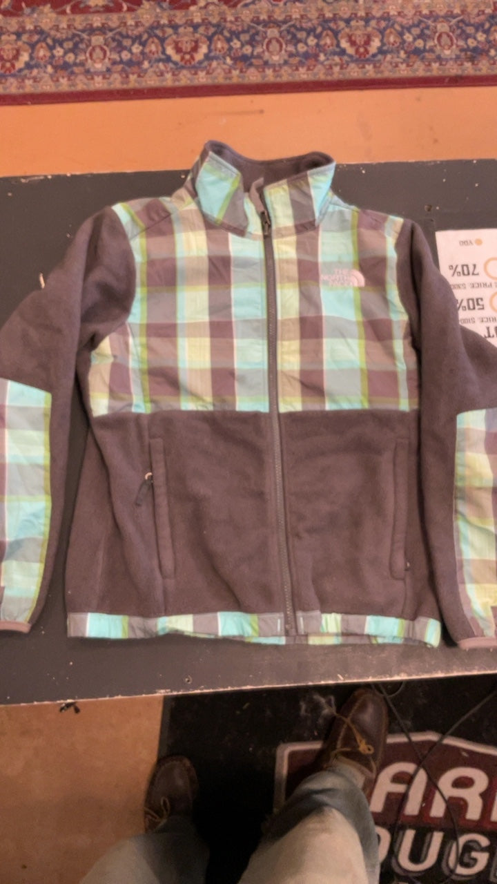 The North Face Jacket Youth M Grey/Checkered