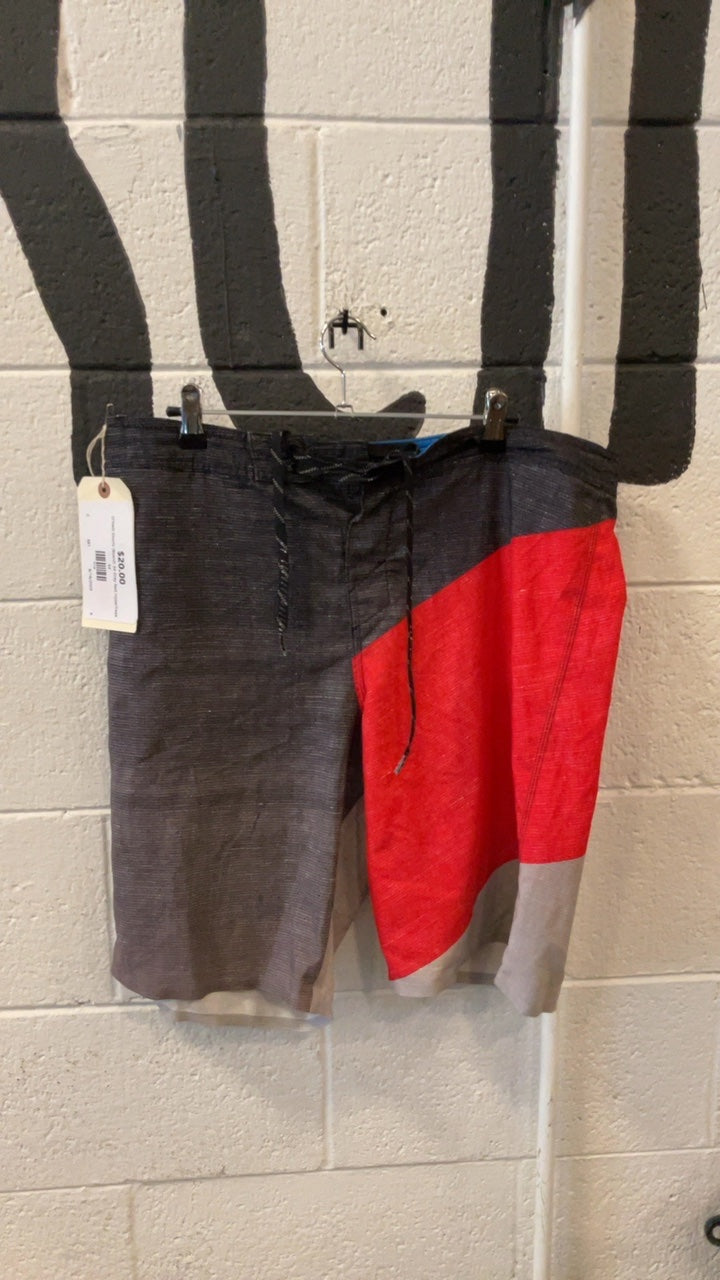 O'Neill Shorts (Board) 34 Grey Red Hyperfreak