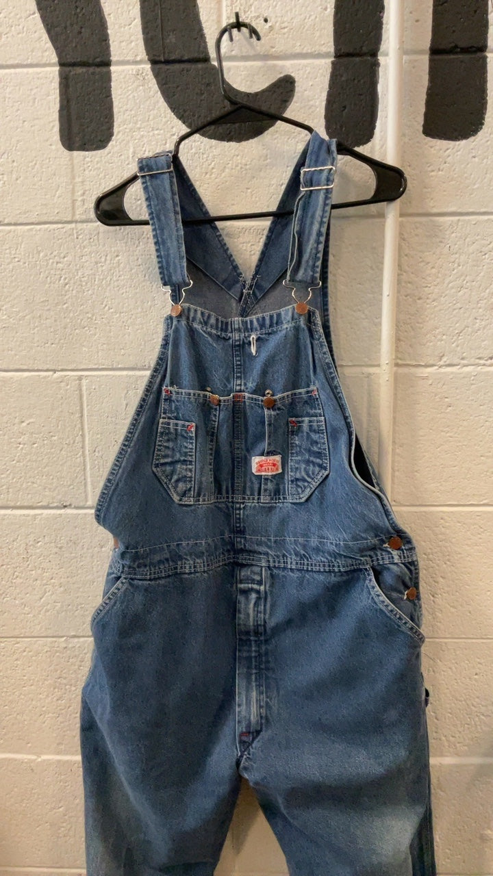 Round House Overalls S Blue