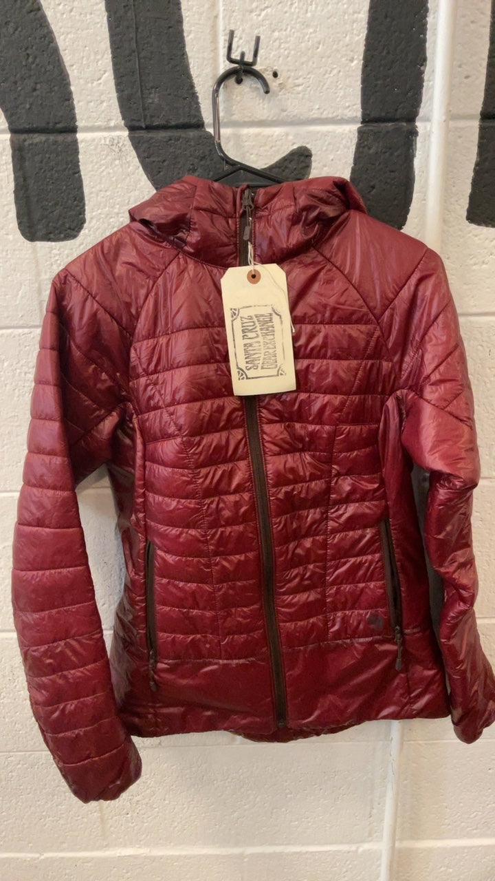 Mountain Hardwear Ghost Shadow Down Jacket (Full Zip) (Hood) W's XS Red