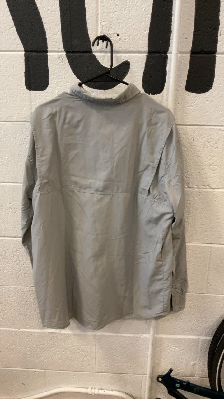 Columbia Longsleeve (Button-Up) L Light Blue