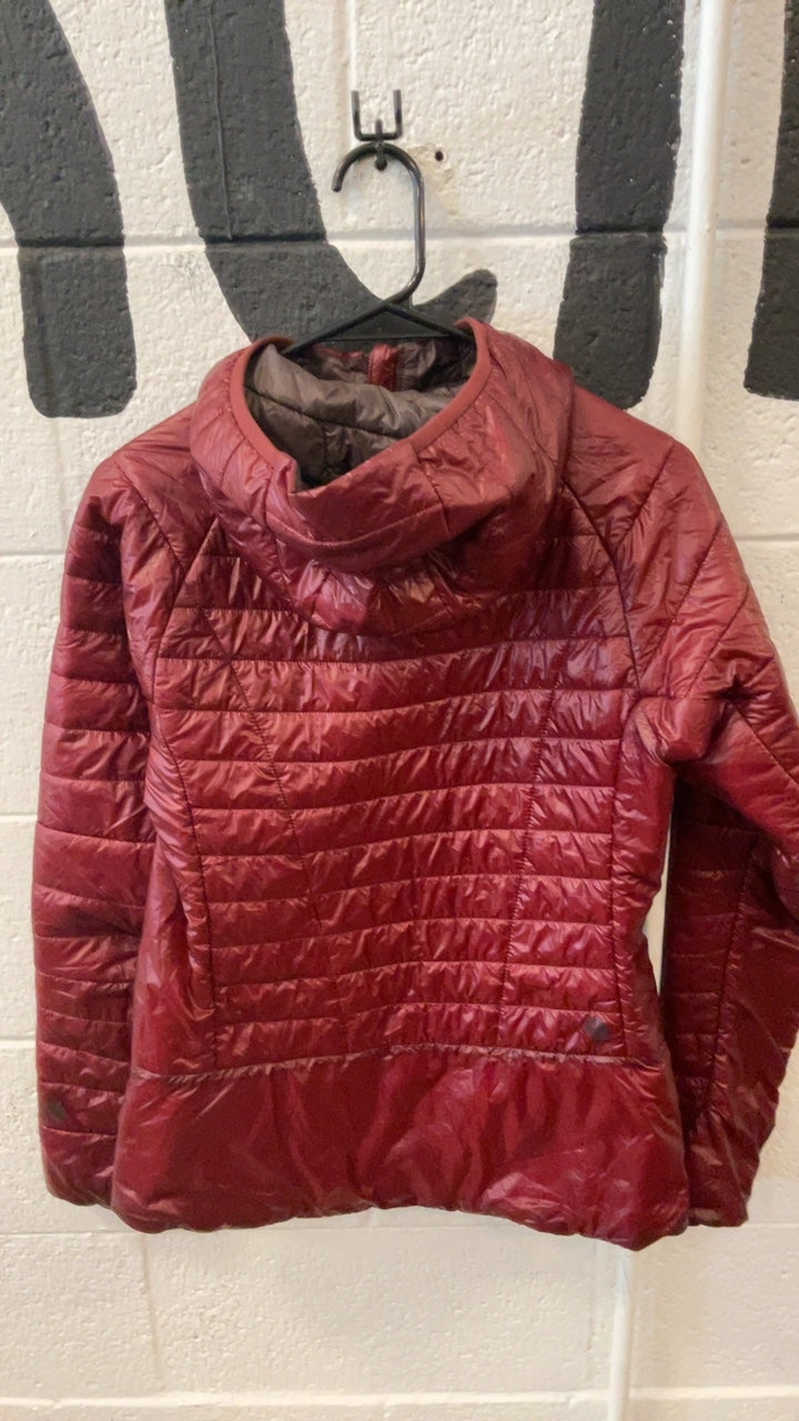 Mountain Hardwear Ghost Shadow Down Jacket (Full Zip) (Hood) W's XS Red