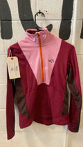 Kari Traa Jacket (Quarter-Zip) (No Hood) XS Pink/Red/Brown