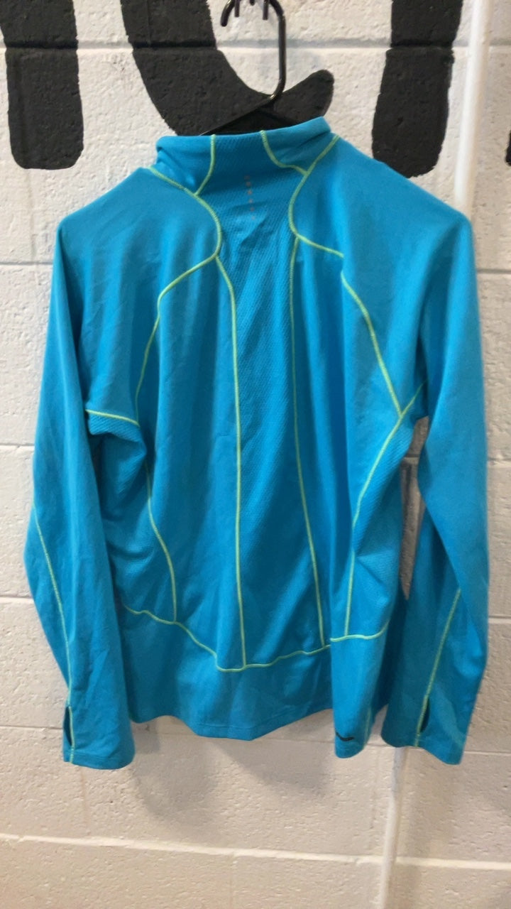 The North Face Jacket (Quarter Zip) L Blue Lightweight