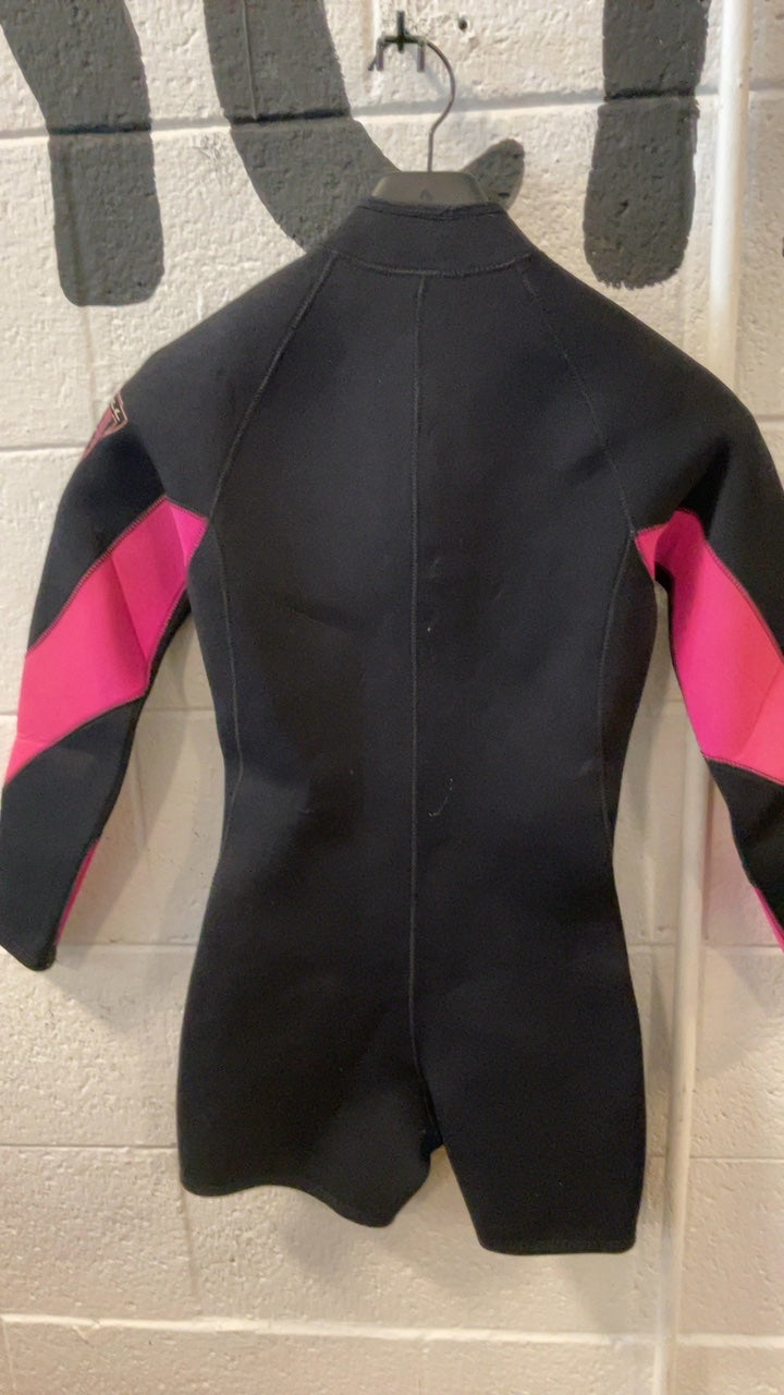 O'Neill Wetsuit (Springsuit) 4 Black/Pink 3mm