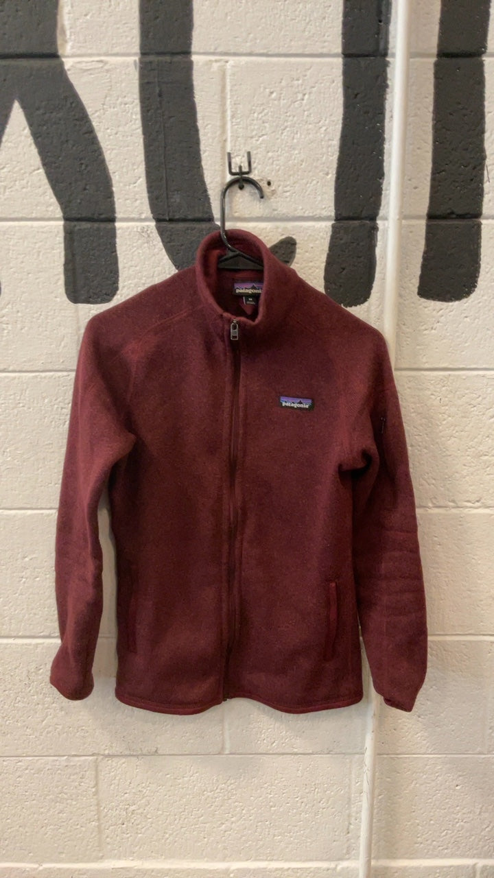 Patagonia Fleece Better Sweater Jacket (Full-Zip) (No Hood) XS Red