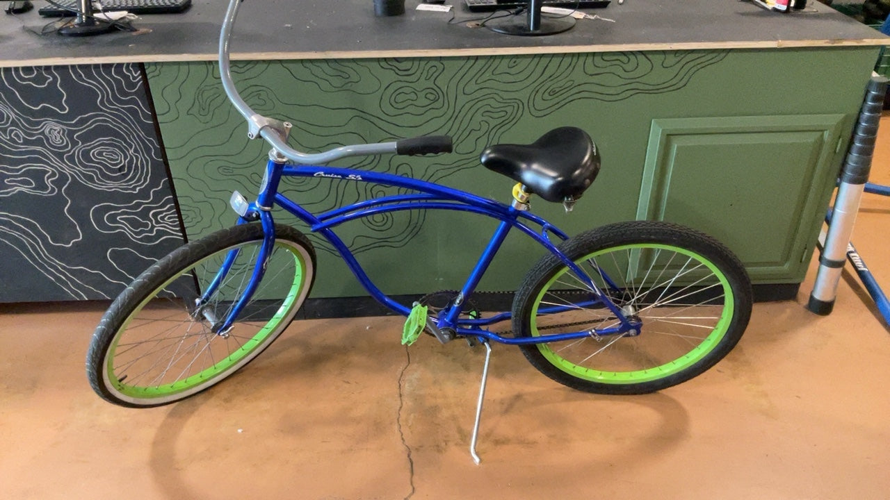 Schwinn Bike M Blue Cruiser Single Spd Backpedal Brake