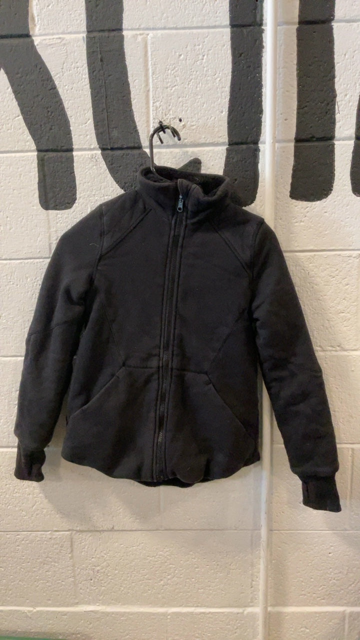 Iviva Jacket Youth 10 Black Fleece Lined