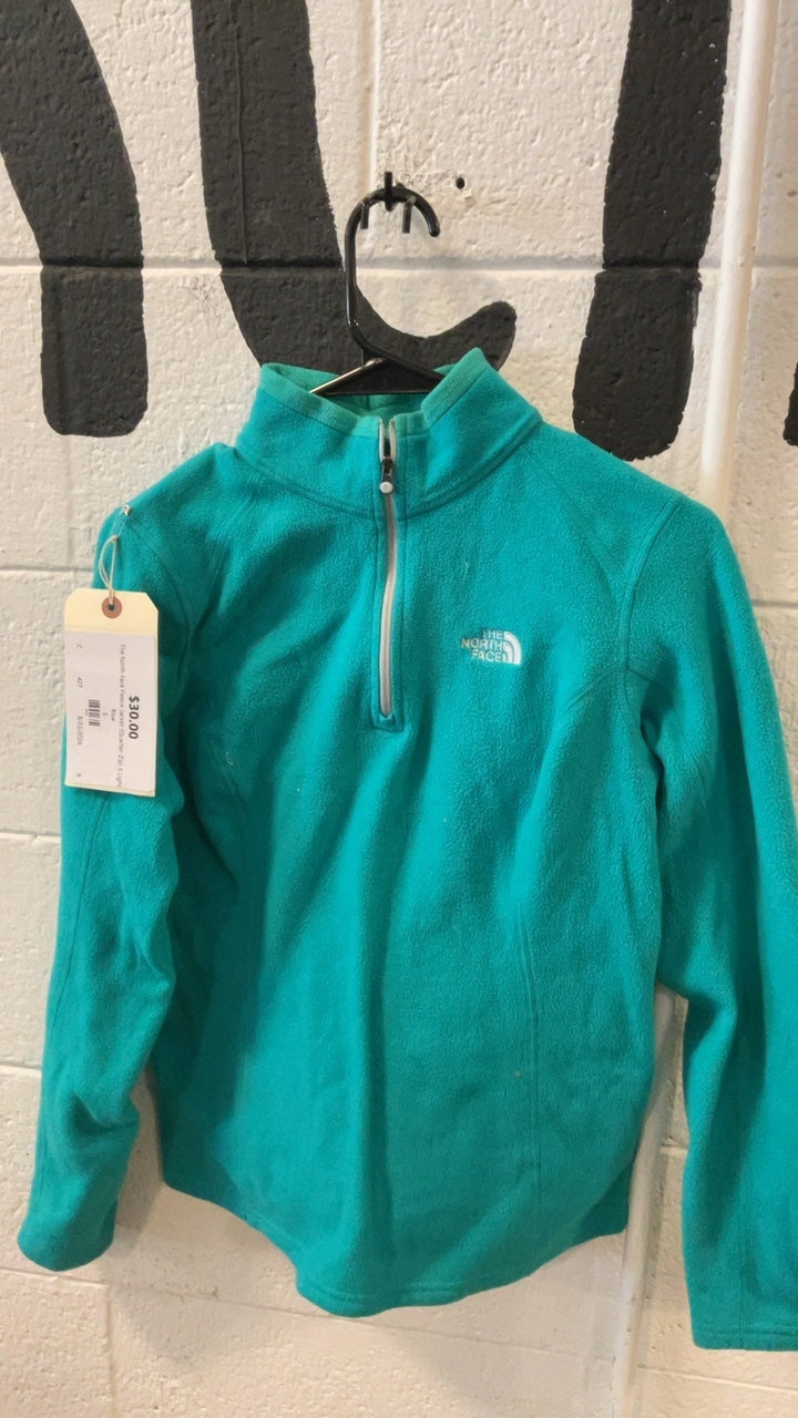The North Face Fleece Jacket (Quarter-Zip) S Light Blue