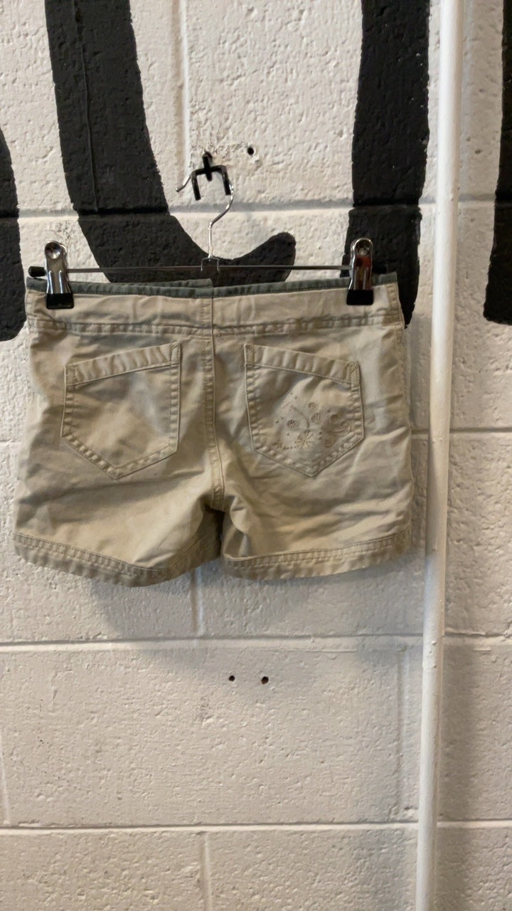 REI Shorts Youth S Grey Cargo with Tie