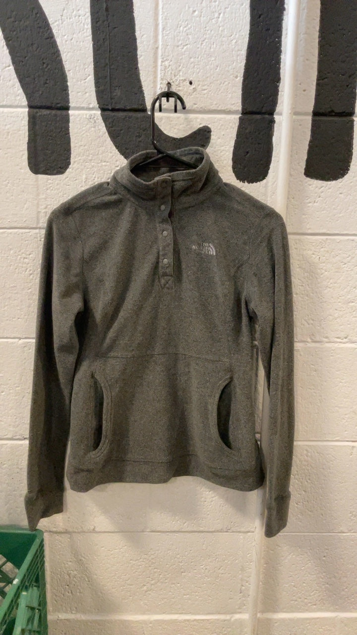 The North Face Jacket XS Grey Button Collar