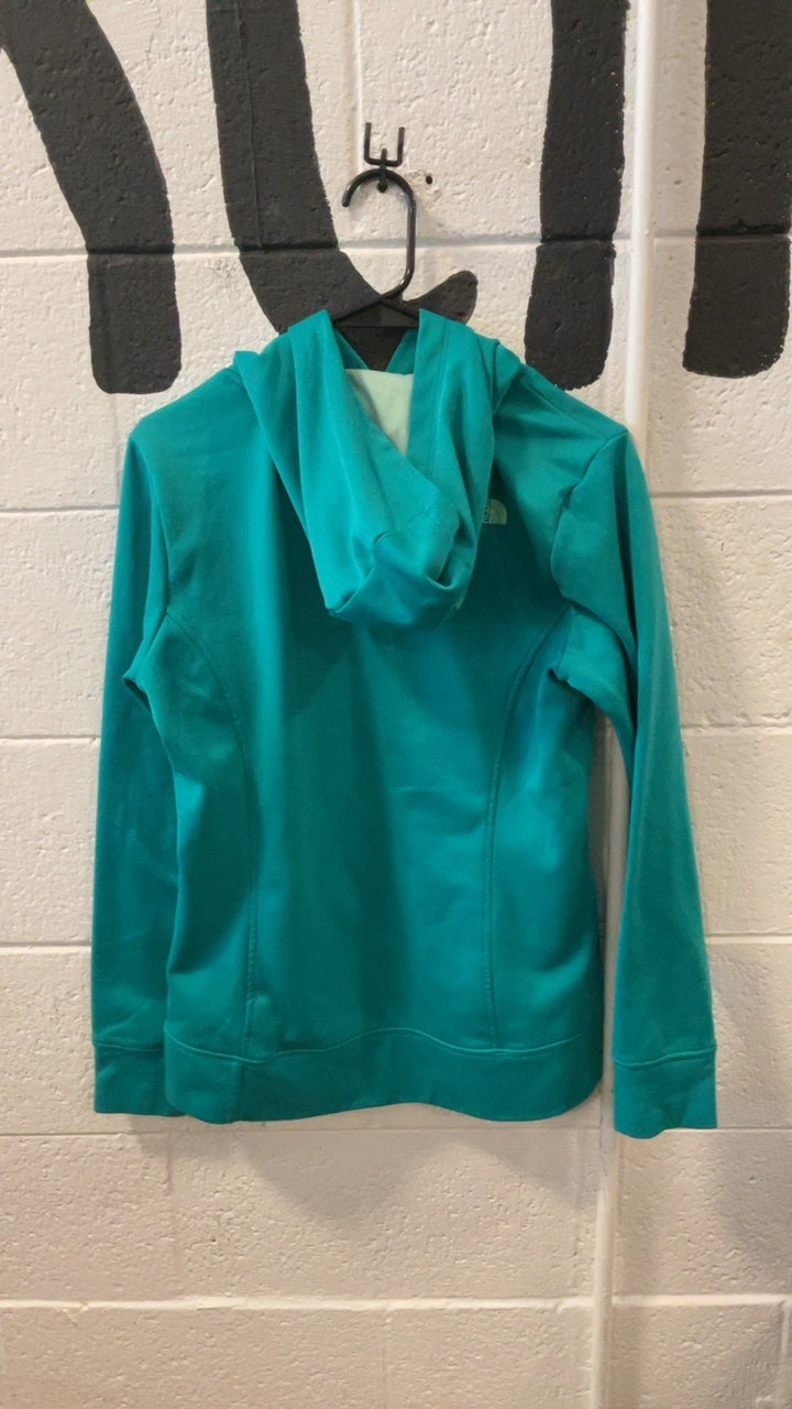 The North Face Hoodie M Green TNF Logo