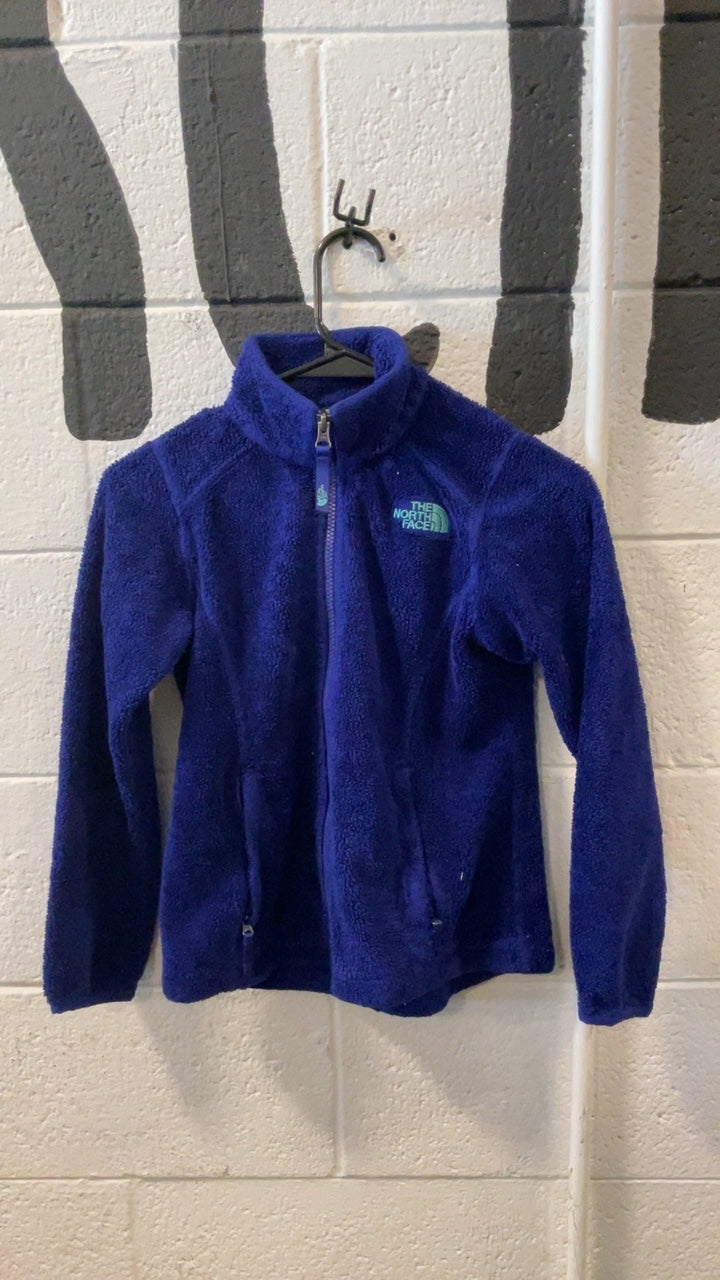 The North Face Fleece Jacket (Full-Zip) (No Hood) Youth S Dark Purple