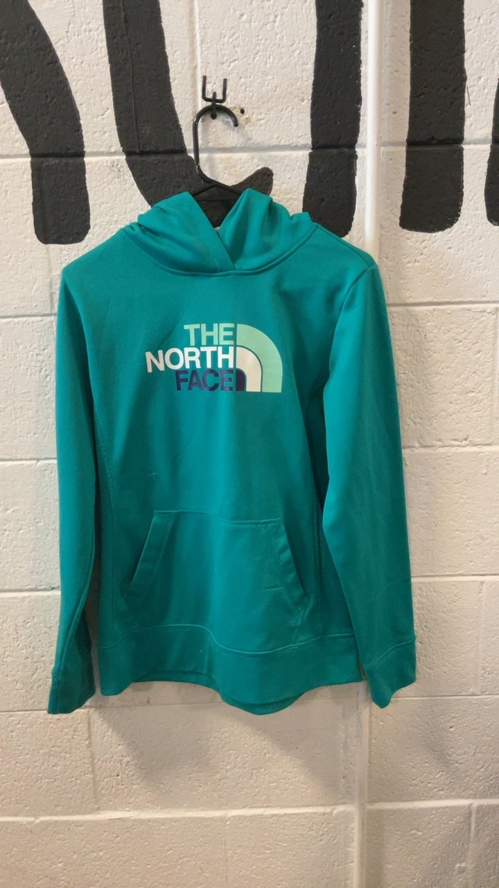 The North Face Hoodie M Green TNF Logo